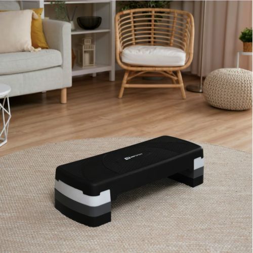 Степ платформа  Hop-Sport HS-PP033AS 3-рівнева чорно-біла - фото №5